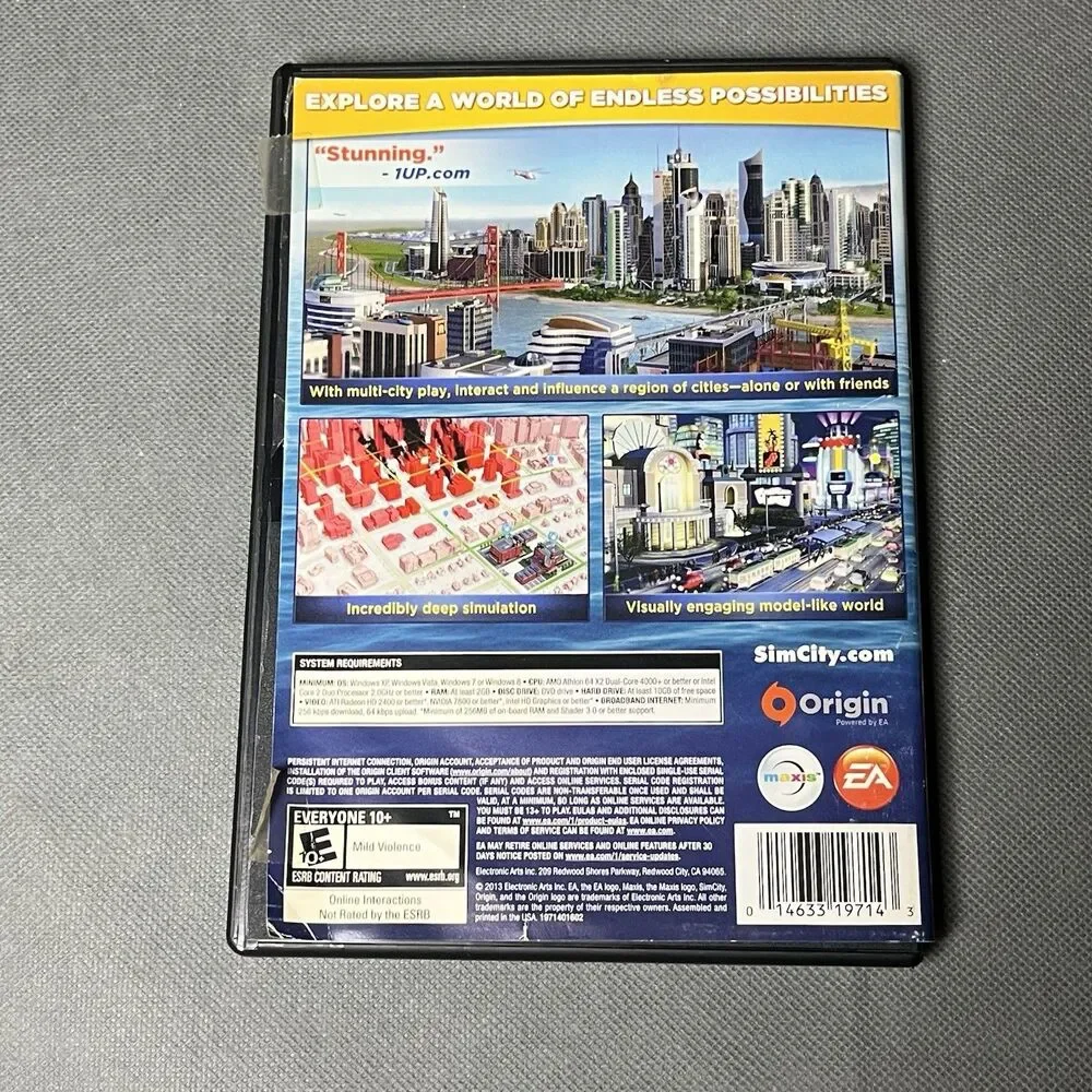 Sim City 2013 PC Dvd-rom Limited Edition-Game-PC Game